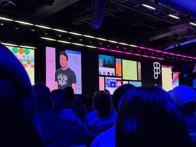 Stage view at Figma's Config 2025 conference